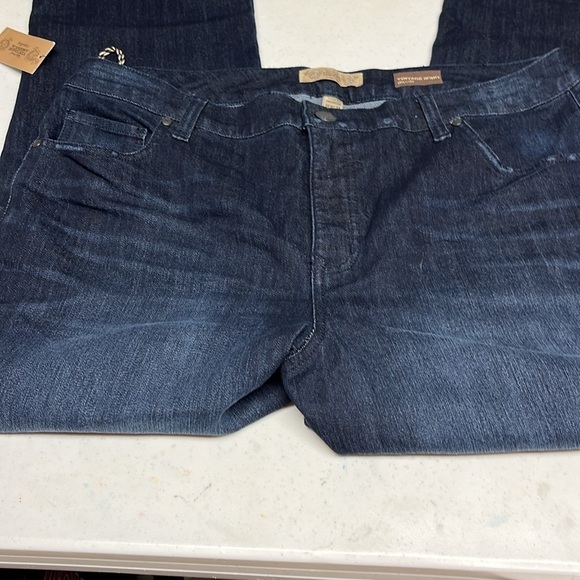 Nine West Vintage America Boho Crop Jeans - Picture 4 of 8